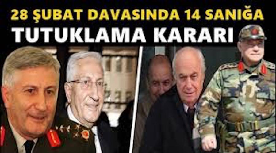 28 Şubat Kararlarını uygulayan askerler tutuklanamaz.