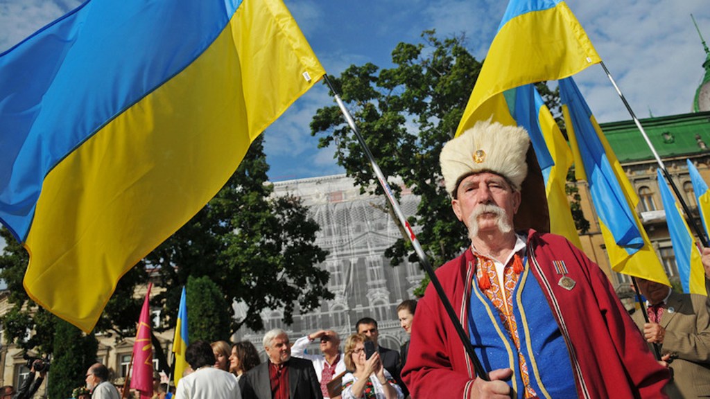 Горожане на праздновании Дня Независимости Украины во Львове РИА Новости https://bit.ly/3C55AJe